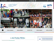 Tablet Screenshot of lyceealbertcamus-conakry.net